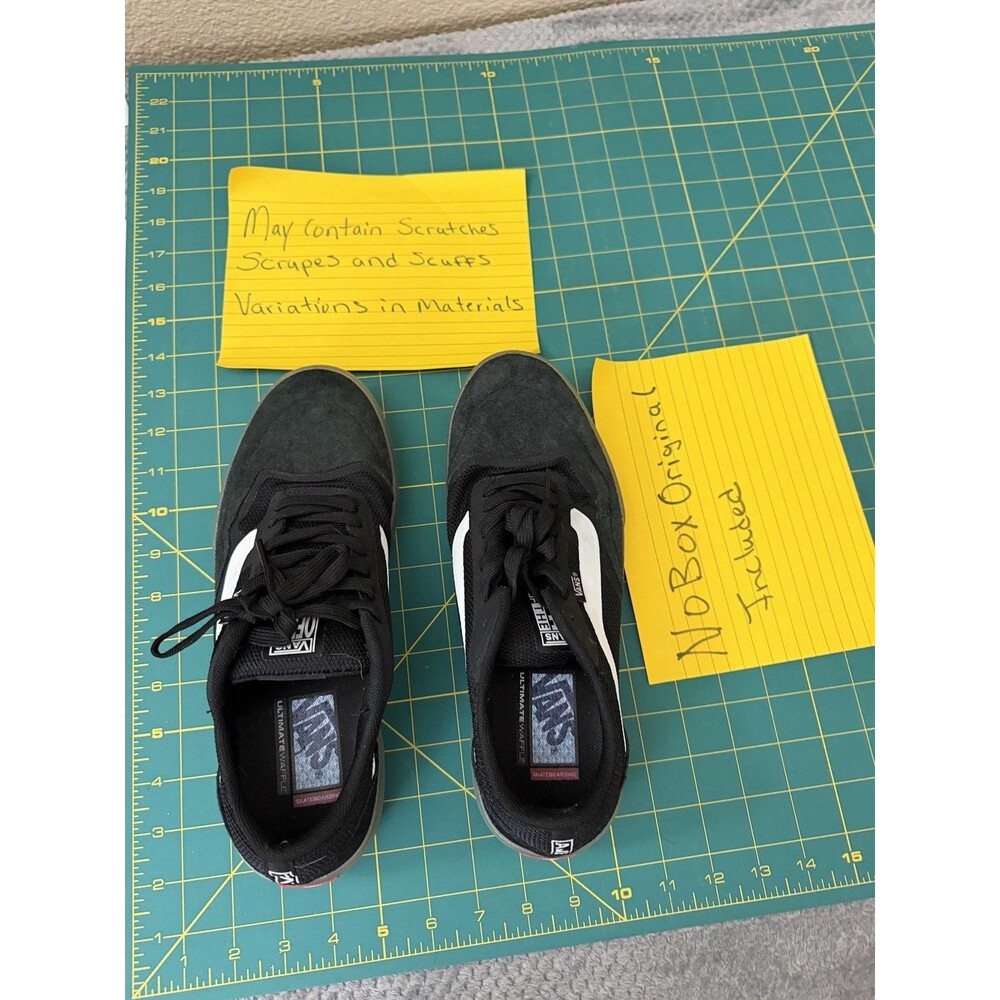 Vans Ave Pro Suede Skate Shoes • Black/White Ice • Men's Size 8 - Picture 2 of 16